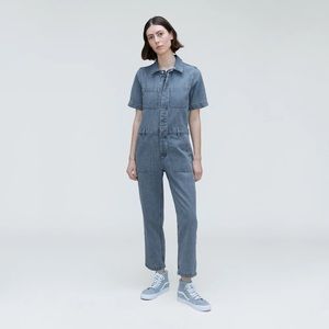 Everlane The Supersoft Jean Coverall - Shallow Water
